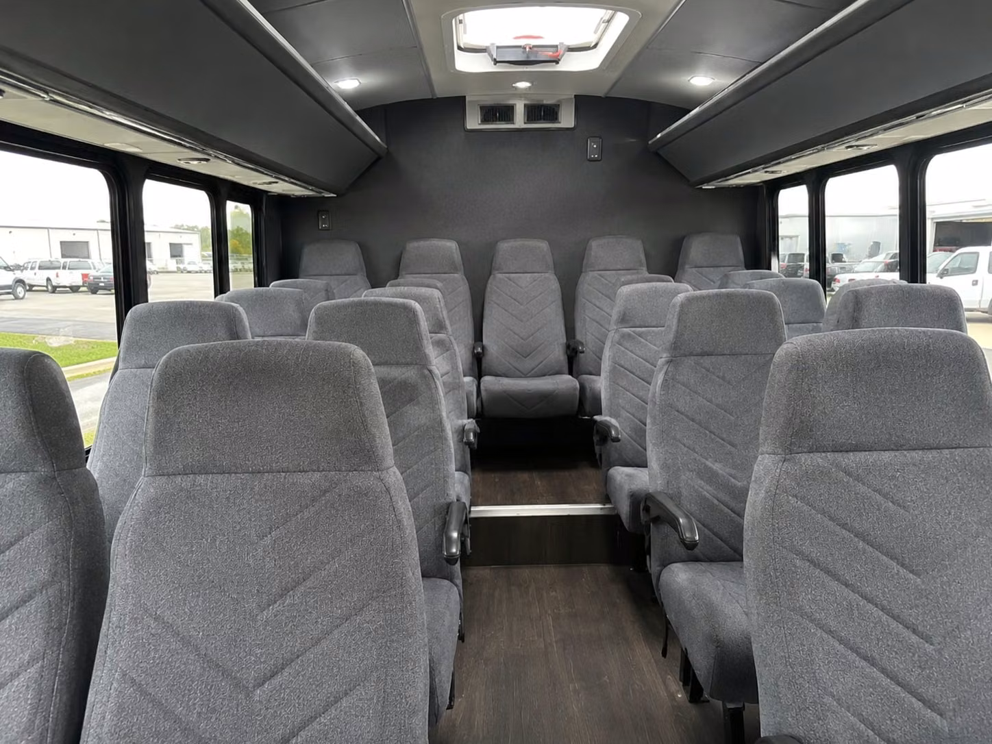 15 passenger minibus inside