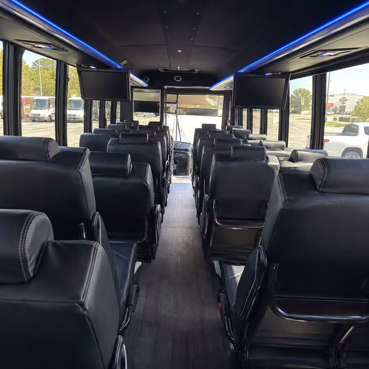 30 passenger minibus inside