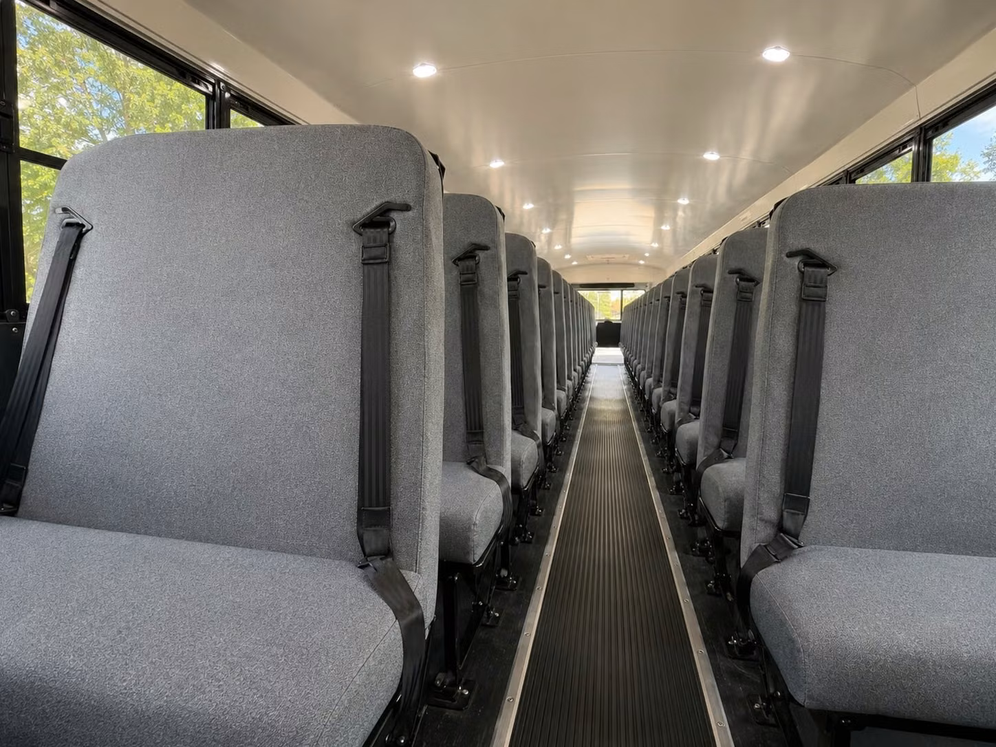 school bus interior